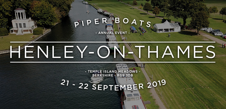 Piper Boats September 2019 Henley Event Temple Island Meadow